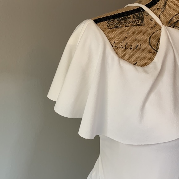 Cato White Flowy Summer Vacation Dress - Picture 3 of 6